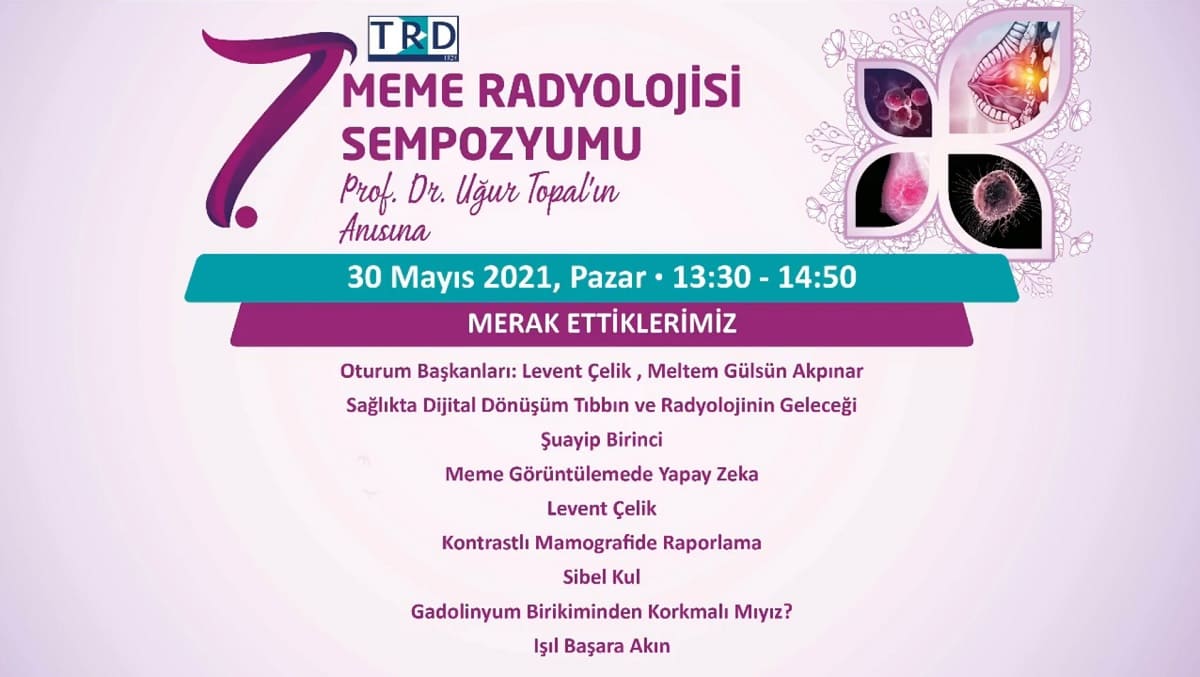 Meme Radyolojisi Sempozyumu - Prof. Dr. Levent ÇELİK 30 Mayıs 2021